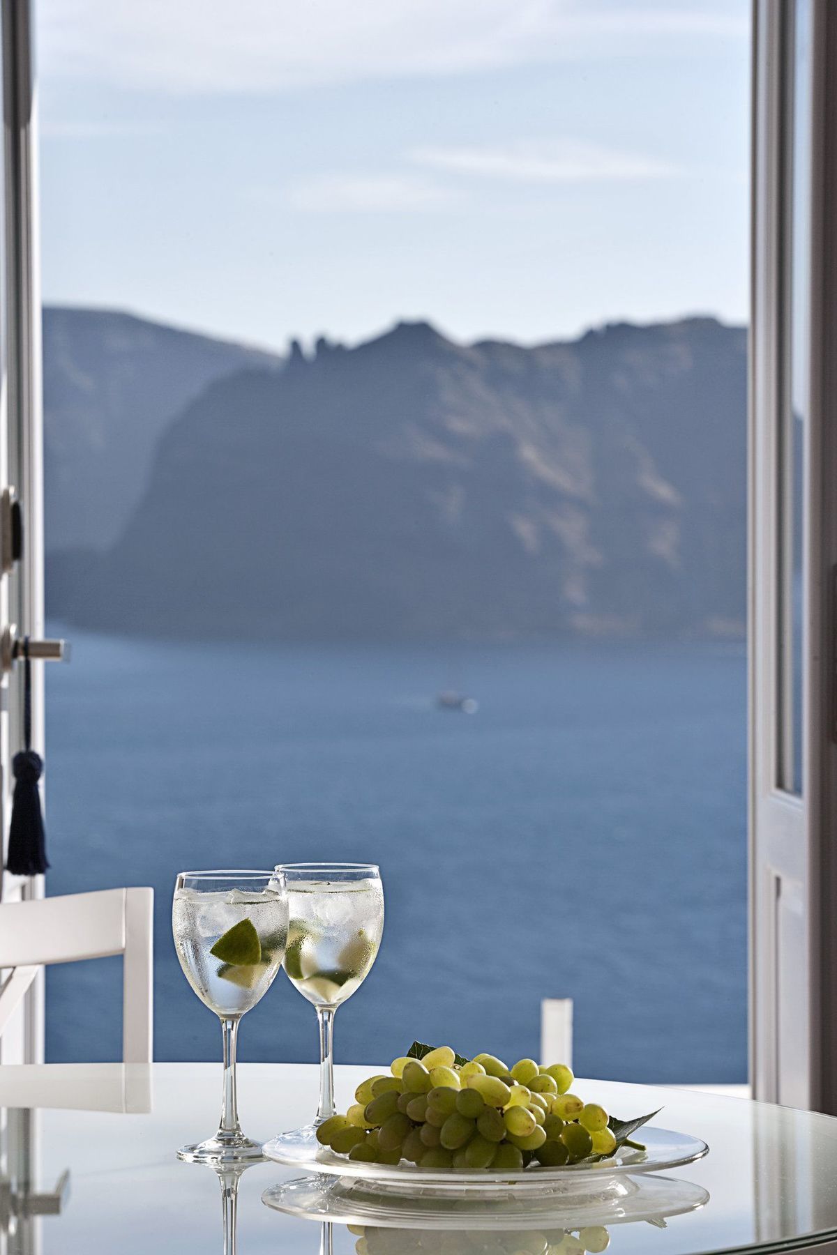 Katikies Villa Santorini - The Leading Hotels Of The World Oía Restaurante foto