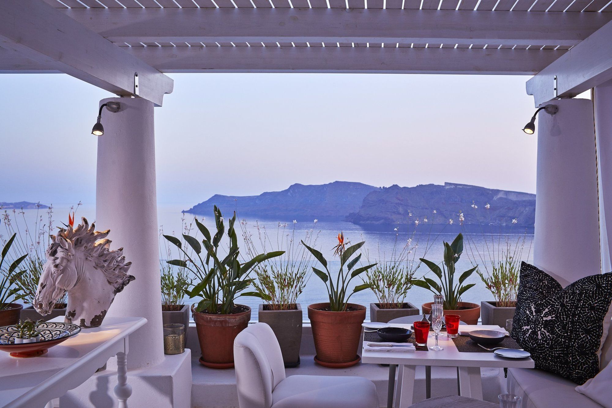 Katikies Villa Santorini - The Leading Hotels Of The World Oía Restaurante foto